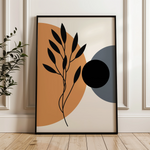 Boho 245 Canvas Art 18" x 24" / 45 x 60 cm / Black
