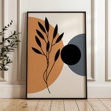Boho 245 Canvas Art 18" x 24" / 45 x 60 cm / Black