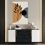 Boho 245 Canvas Art 18" x 24" / 45 x 60 cm / Black