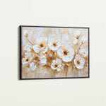Floral 245 Canvas Art 60 x 40 cm / Black