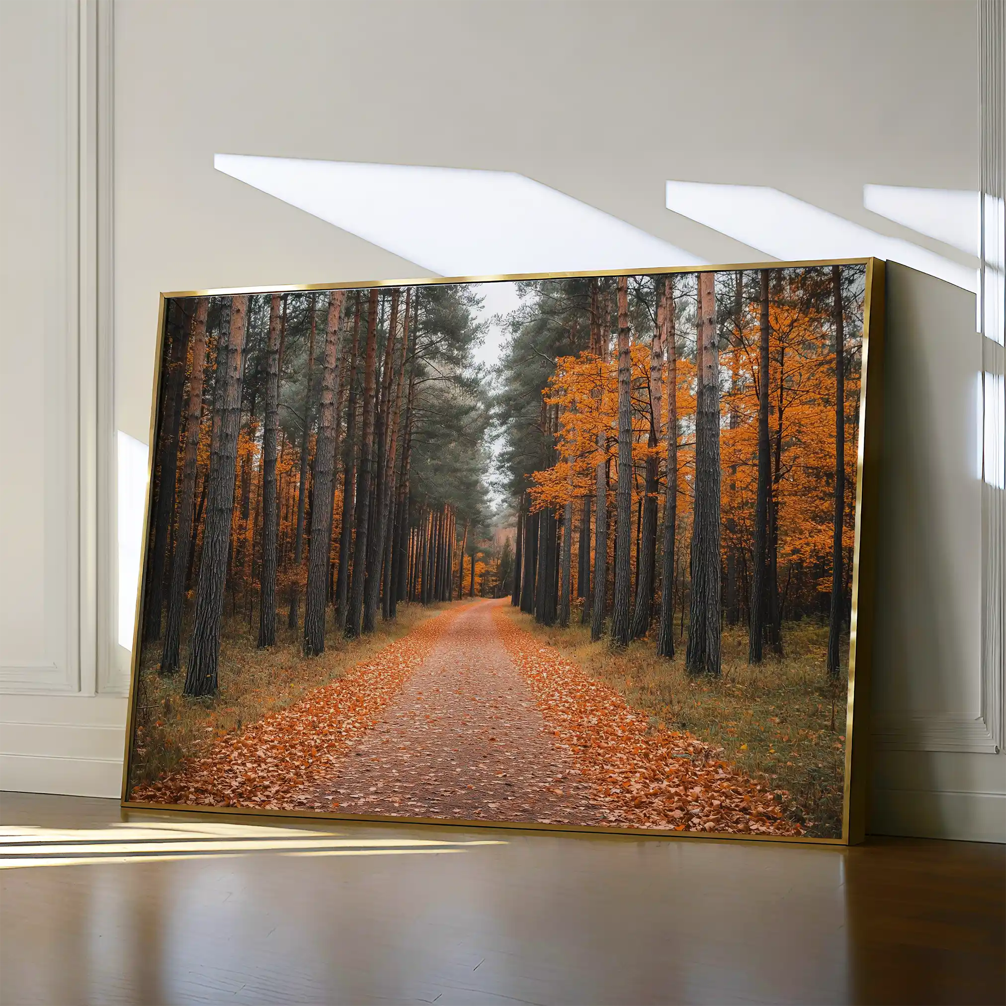 Landscape 245 Canvas Art 60 x 40 cm / Black