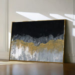 Abstract 246 Canvas Art 18" x 24" / 45 x 60 cm / Black