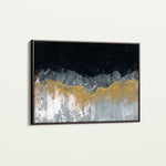 Abstract 246 Canvas Art 18" x 24" / 45 x 60 cm / Black