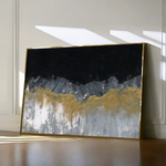 Abstract 246 Canvas Art 60 x 40 cm / Black