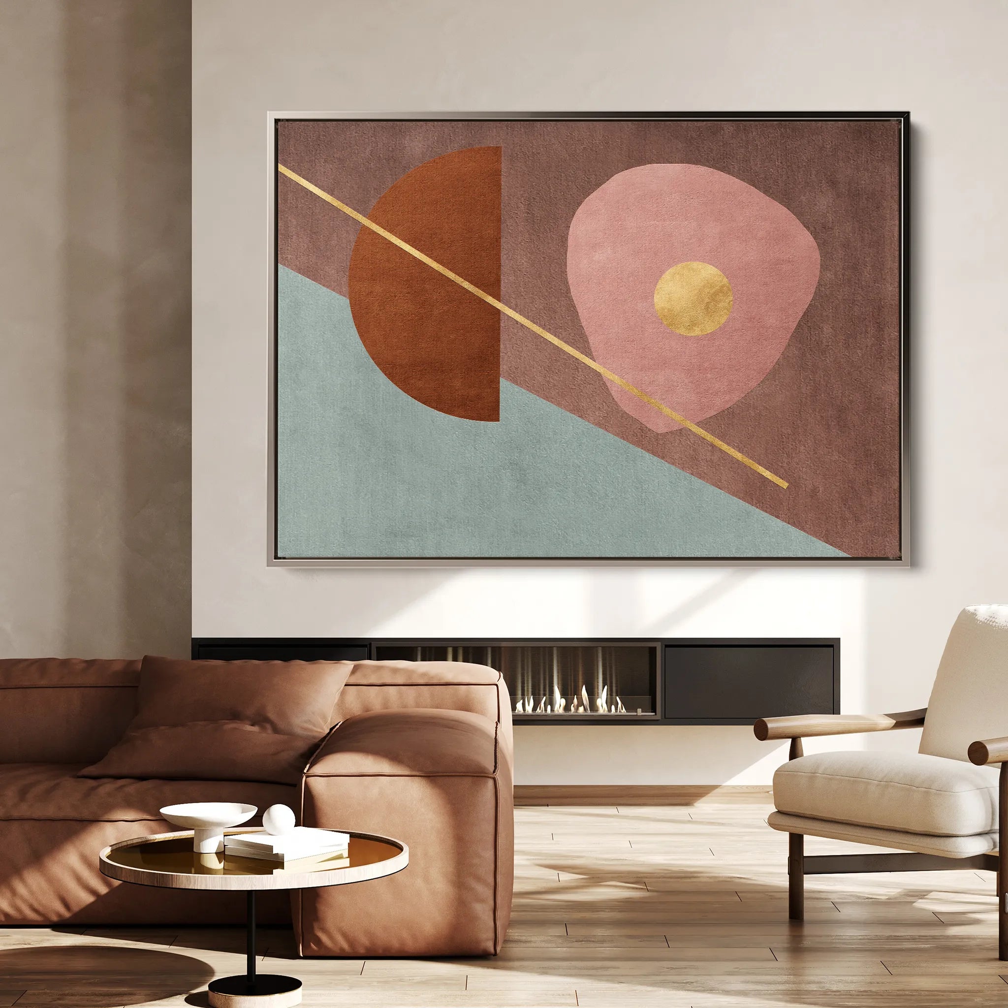 Boho 246 Canvas Art 18" x 24" / 45 x 60 cm / Black