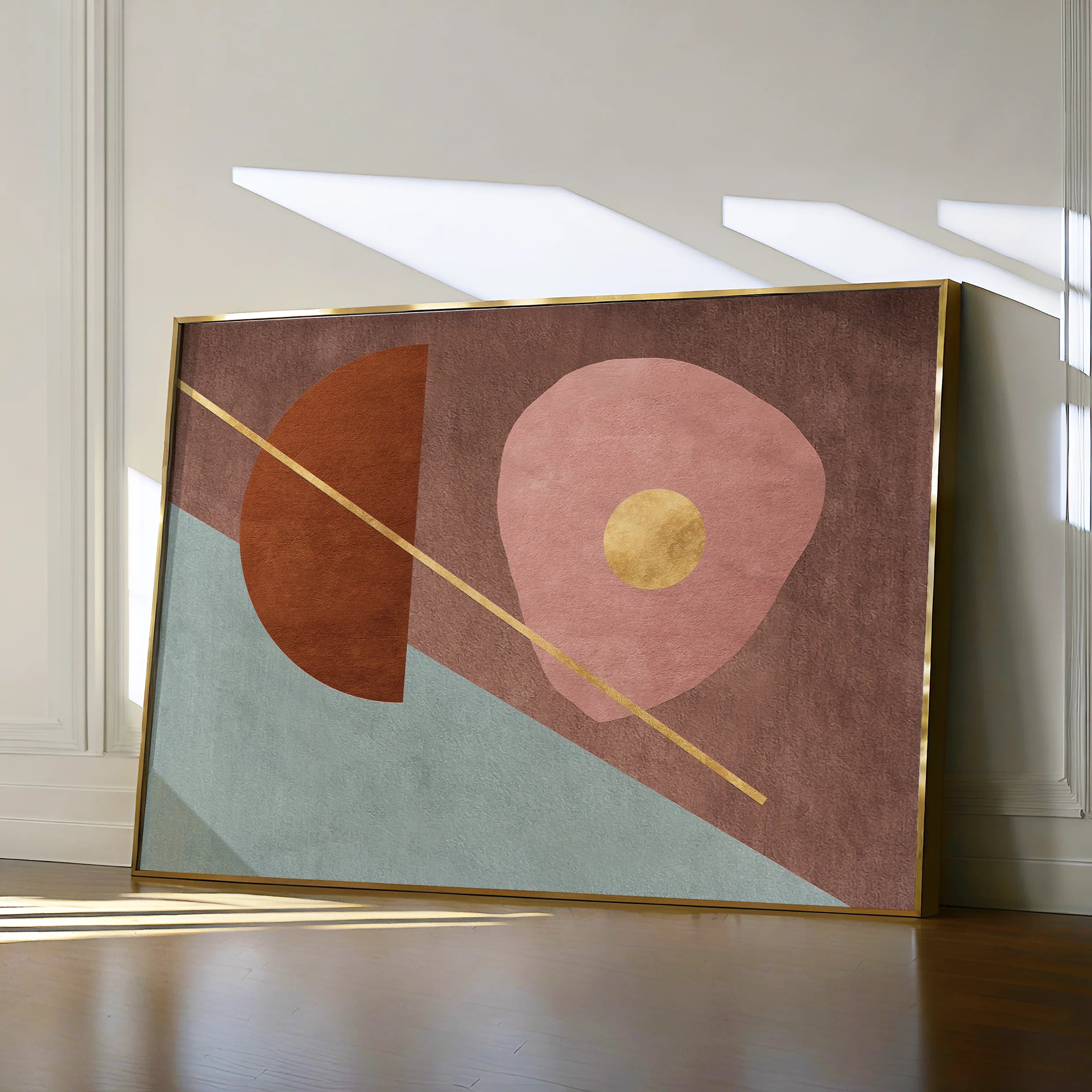Boho 246 Canvas Art 18" x 24" / 45 x 60 cm / Black