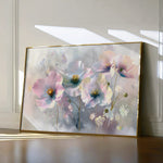 Floral 246 Canvas Art 18" x 24" / 45 x 60 cm / Black