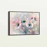 Floral 246 Canvas Art 18" x 24" / 45 x 60 cm / Black