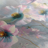 Floral 246 Canvas Art 18" x 24" / 45 x 60 cm / Black