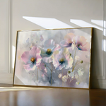 Floral 246 Canvas Art 60 x 40 cm / Black