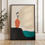 Boho 247 Canvas Art 18" x 24" / 45 x 60 cm / Black