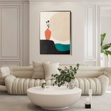 Boho 247 Canvas Art 18" x 24" / 45 x 60 cm / Black