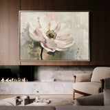 Floral 247 Canvas Art 18" x 24" / 45 x 60 cm / Black