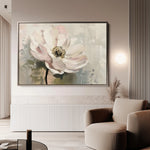Floral 247 Canvas Art 18" x 24" / 45 x 60 cm / Black