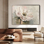 Floral 247 Canvas Art 18" x 24" / 45 x 60 cm / Black