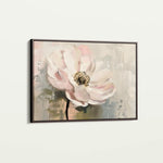Floral 247 Canvas Art 18" x 24" / 45 x 60 cm / Black