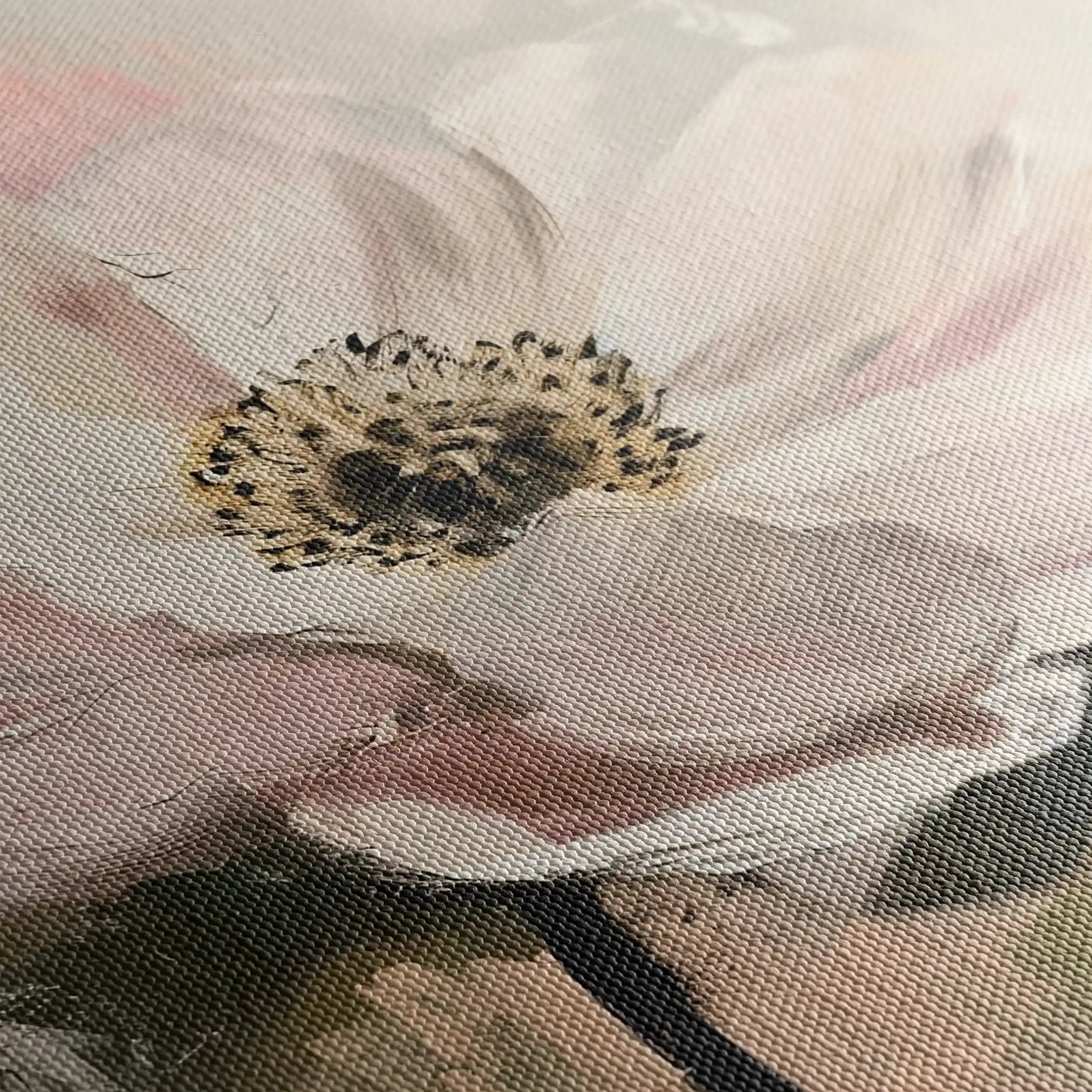 Floral 247 Canvas Art 60 x 40 cm / Black