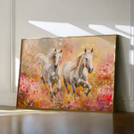 Horses 247 Canvas Art 60 x 40 cm / Black