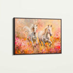 Horses 247 Canvas Art 60 x 40 cm / Black