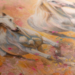 Horses 247 Canvas Art 60 x 40 cm / Black