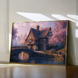 Landscape 247 Canvas Art 18" x 24" / 45 x 60 cm / Black