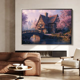 Landscape 247 Canvas Art 18" x 24" / 45 x 60 cm / Black