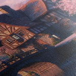 Landscape 247 Canvas Art 60 x 40 cm / Black