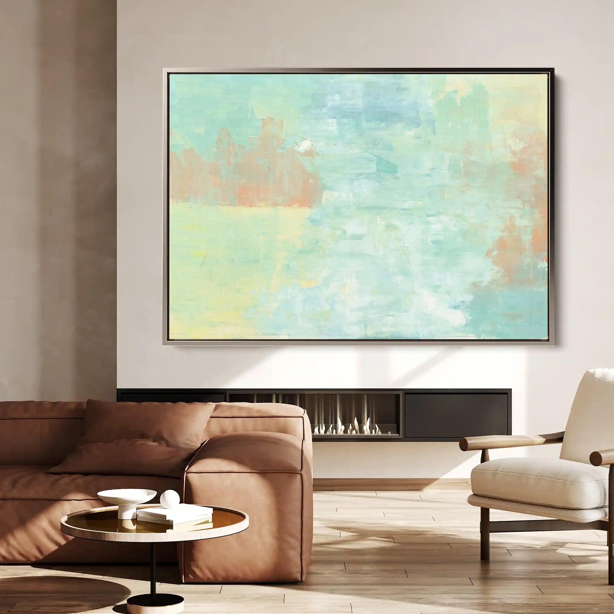 Abstract 248 Canvas Art 60 x 40 cm / Black