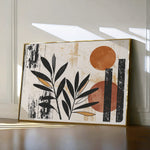 Boho 248 Canvas Art 18" x 24" / 45 x 60 cm / Black