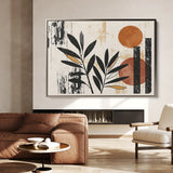 Boho 248 Canvas Art 18" x 24" / 45 x 60 cm / Black