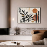 Boho 248 Canvas Art 18" x 24" / 45 x 60 cm / Black
