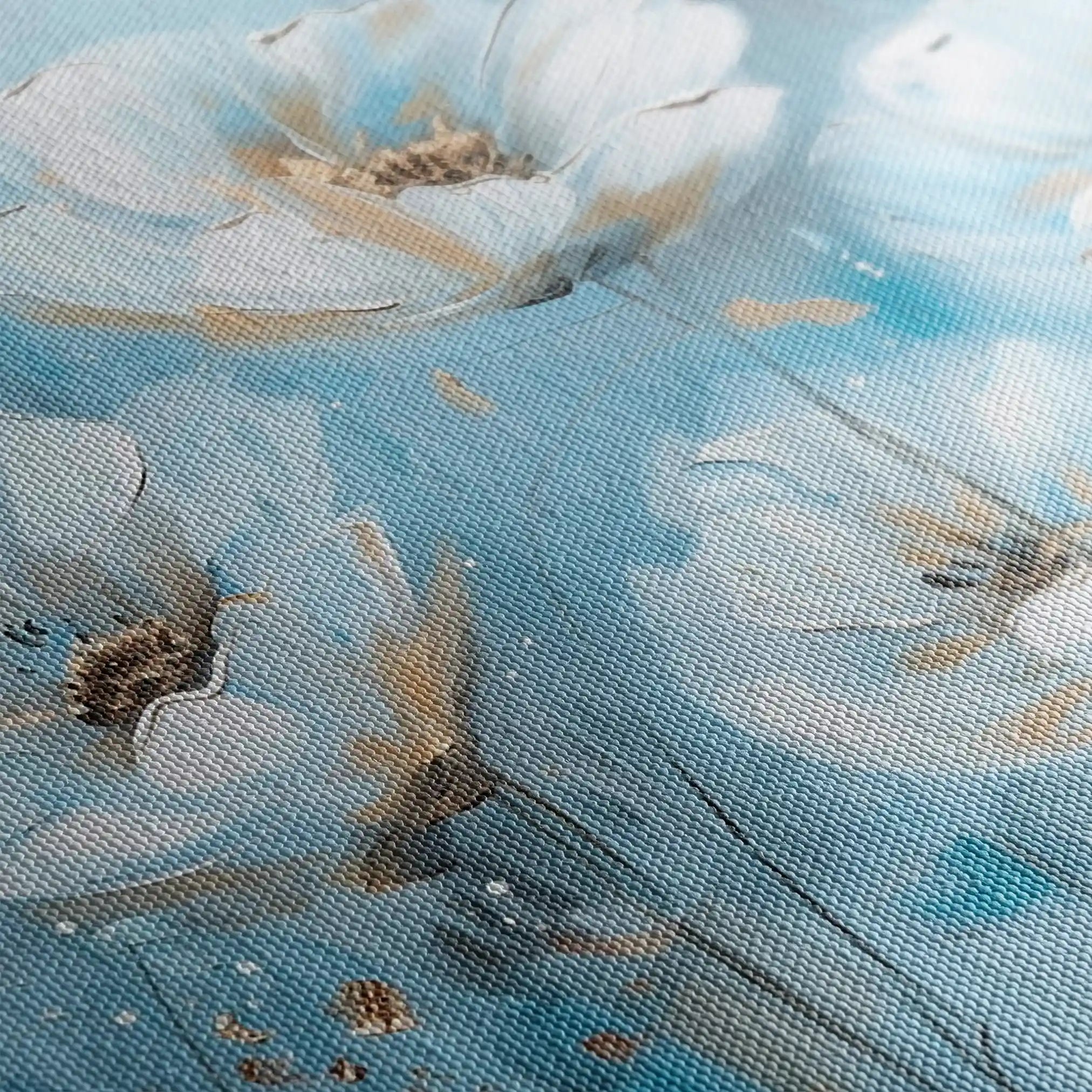 Floral 248 Canvas Art 60 x 40 cm / Black