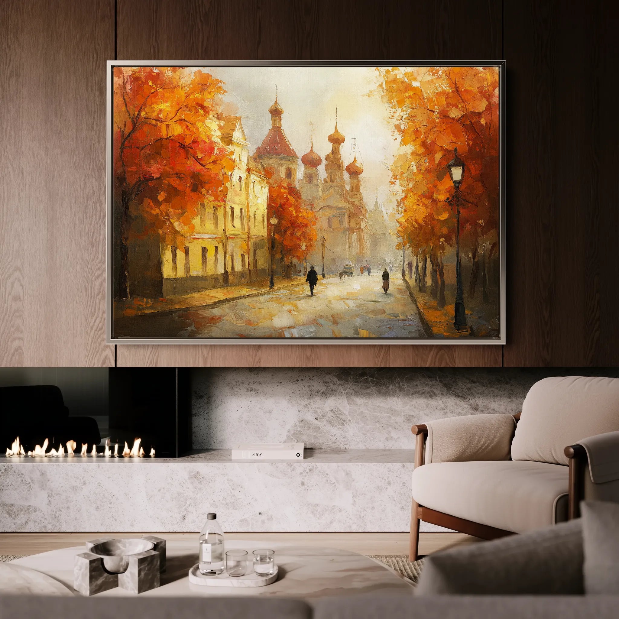 Landscape 248 Canvas Art 18" x 24" / 45 x 60 cm / Black