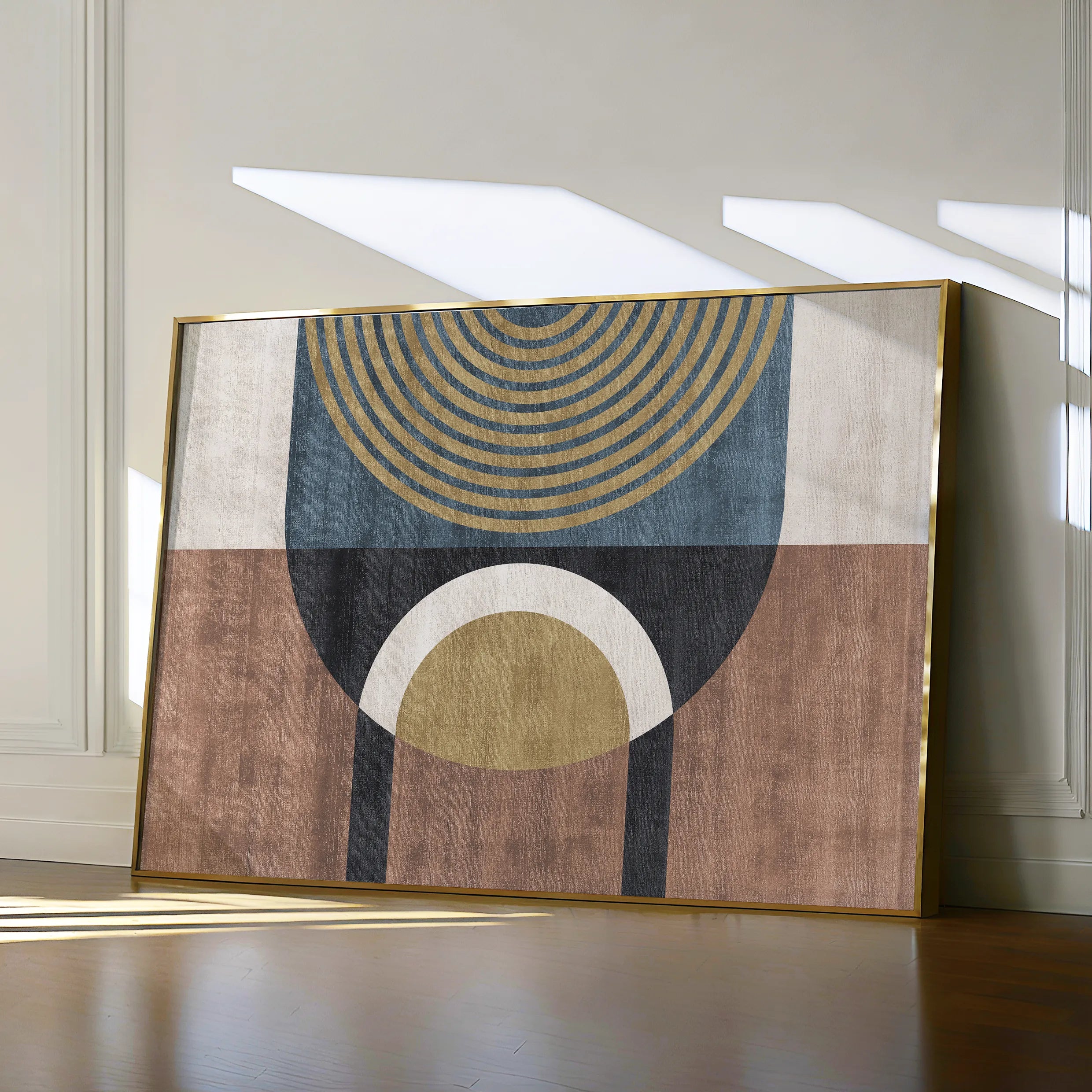 Boho 249 Canvas Art 18" x 24" / 45 x 60 cm / Black