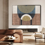 Boho 249 Canvas Art 18" x 24" / 45 x 60 cm / Black