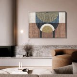 Boho 249 Canvas Art 18" x 24" / 45 x 60 cm / Black