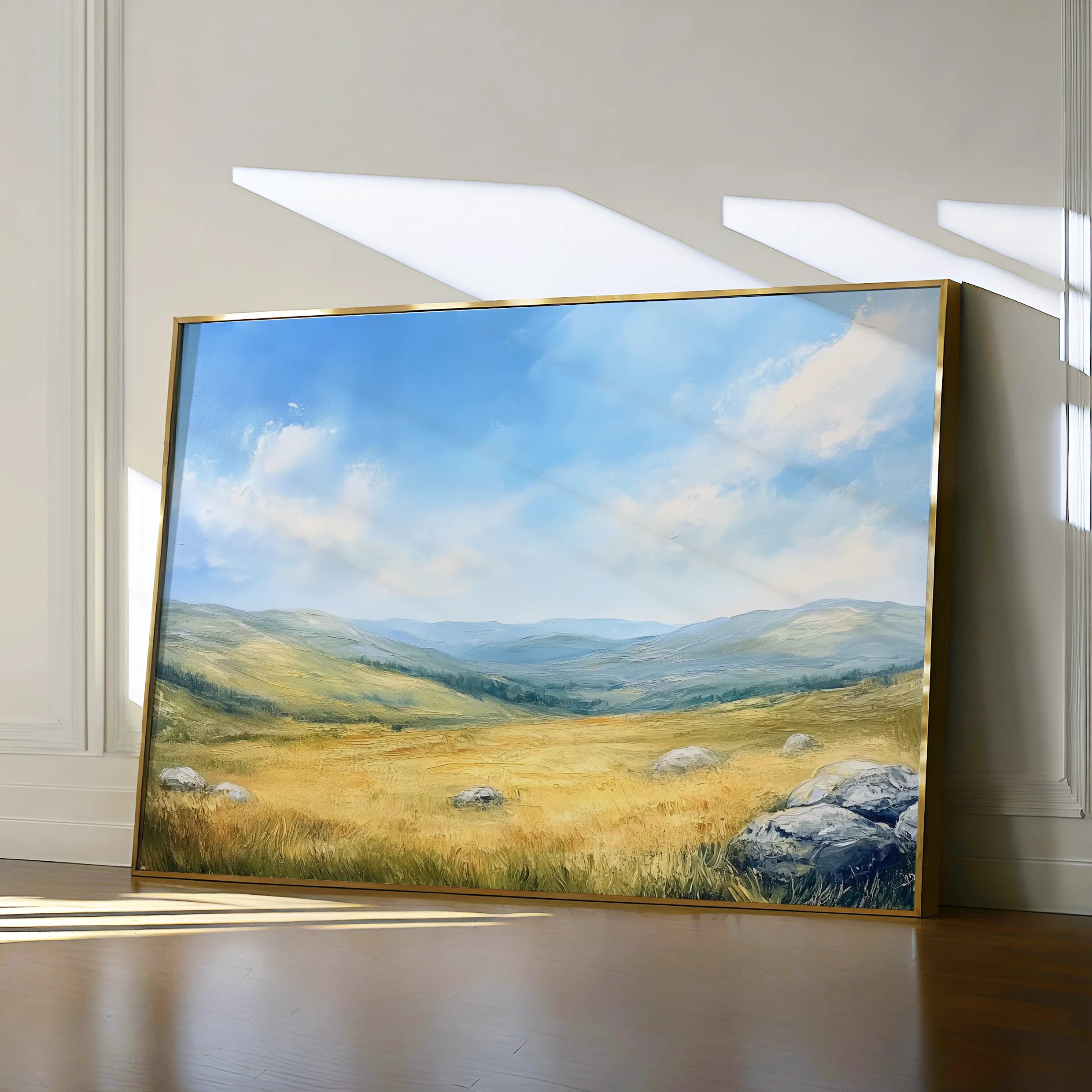 Landscape 249 Canvas Art 18" x 24" / 45 x 60 cm / Black