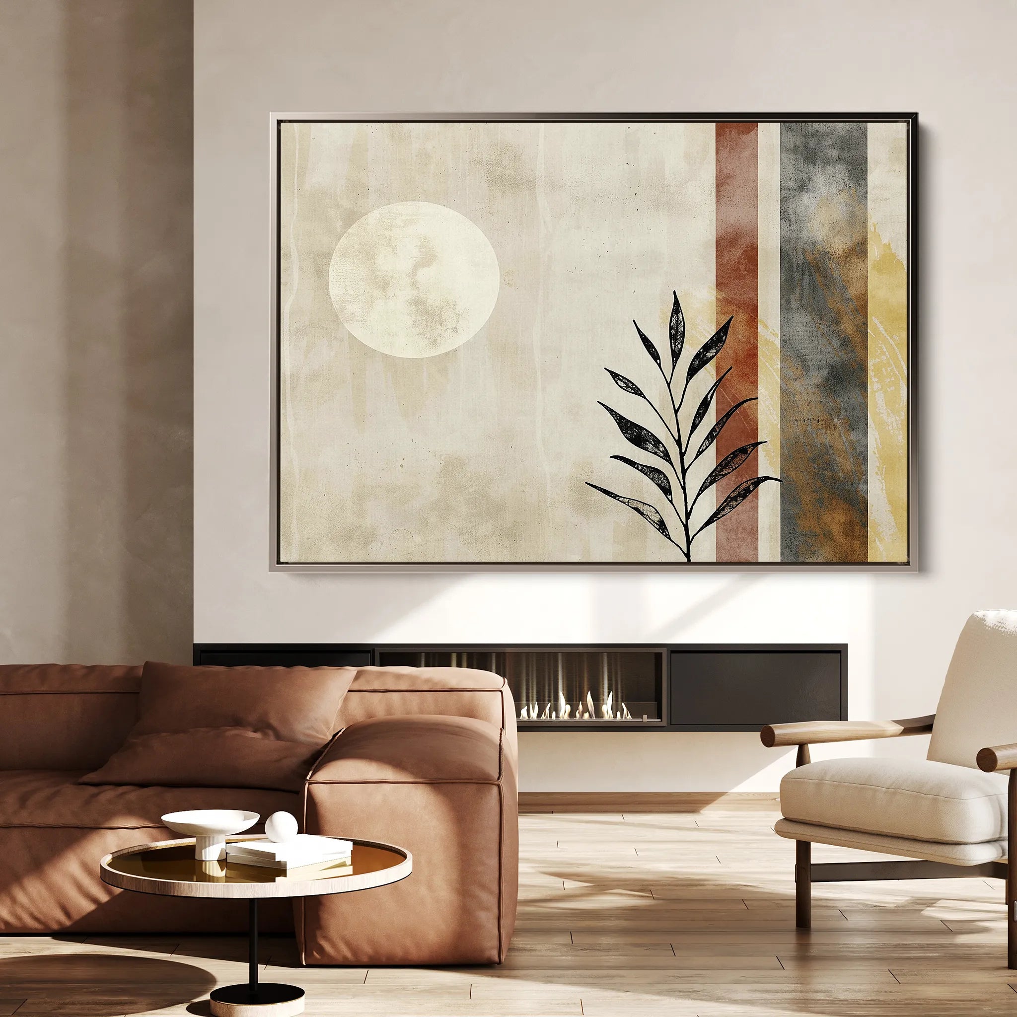Boho 250 Canvas Art 18" x 24" / 45 x 60 cm / Black