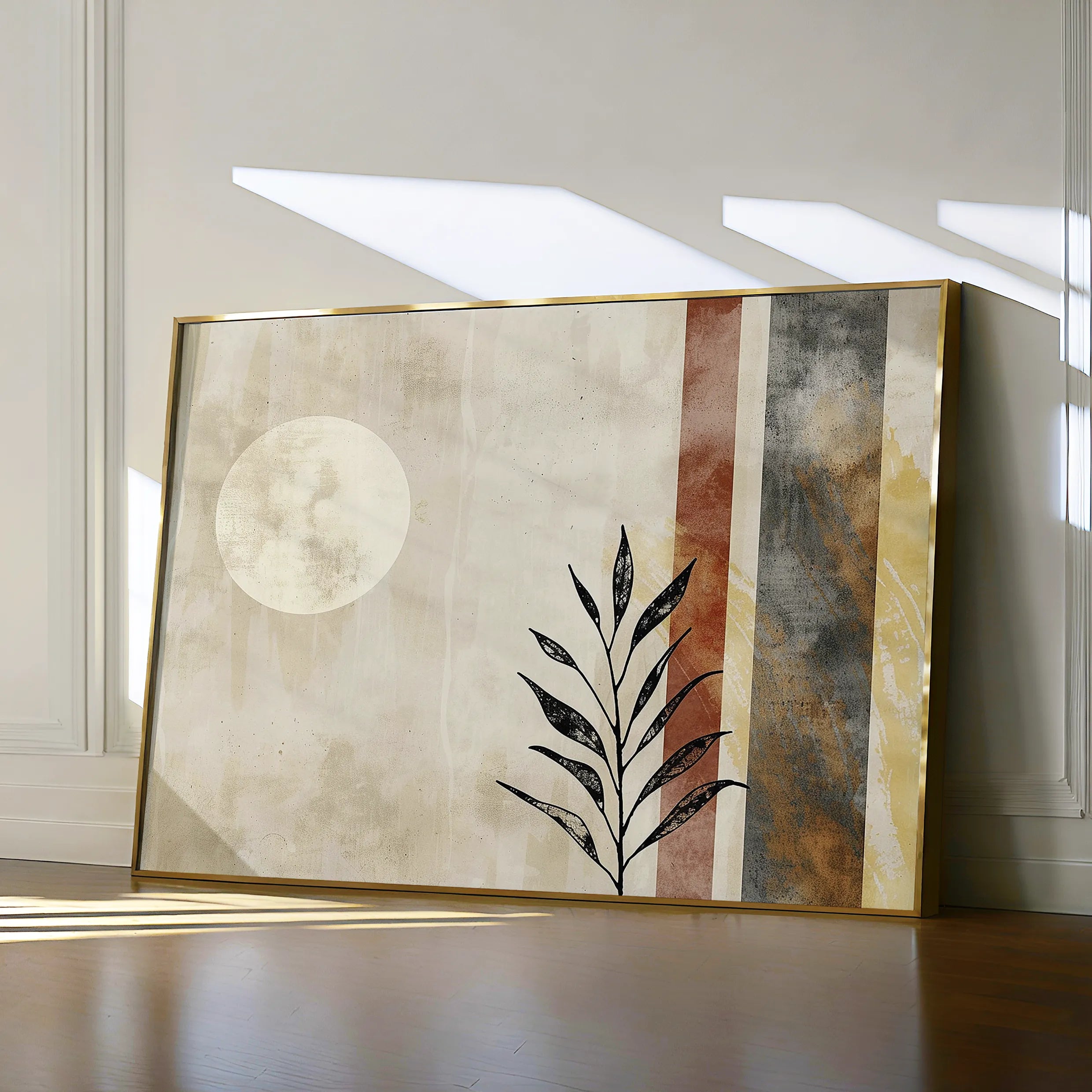 Boho 250 Canvas Art 18" x 24" / 45 x 60 cm / Black