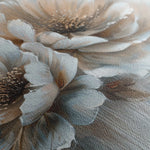 Floral 250 Canvas Art 60 x 40 cm / Black