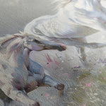 Horses 250 Canvas Art 18" x 24" / 45 x 60 cm / Black