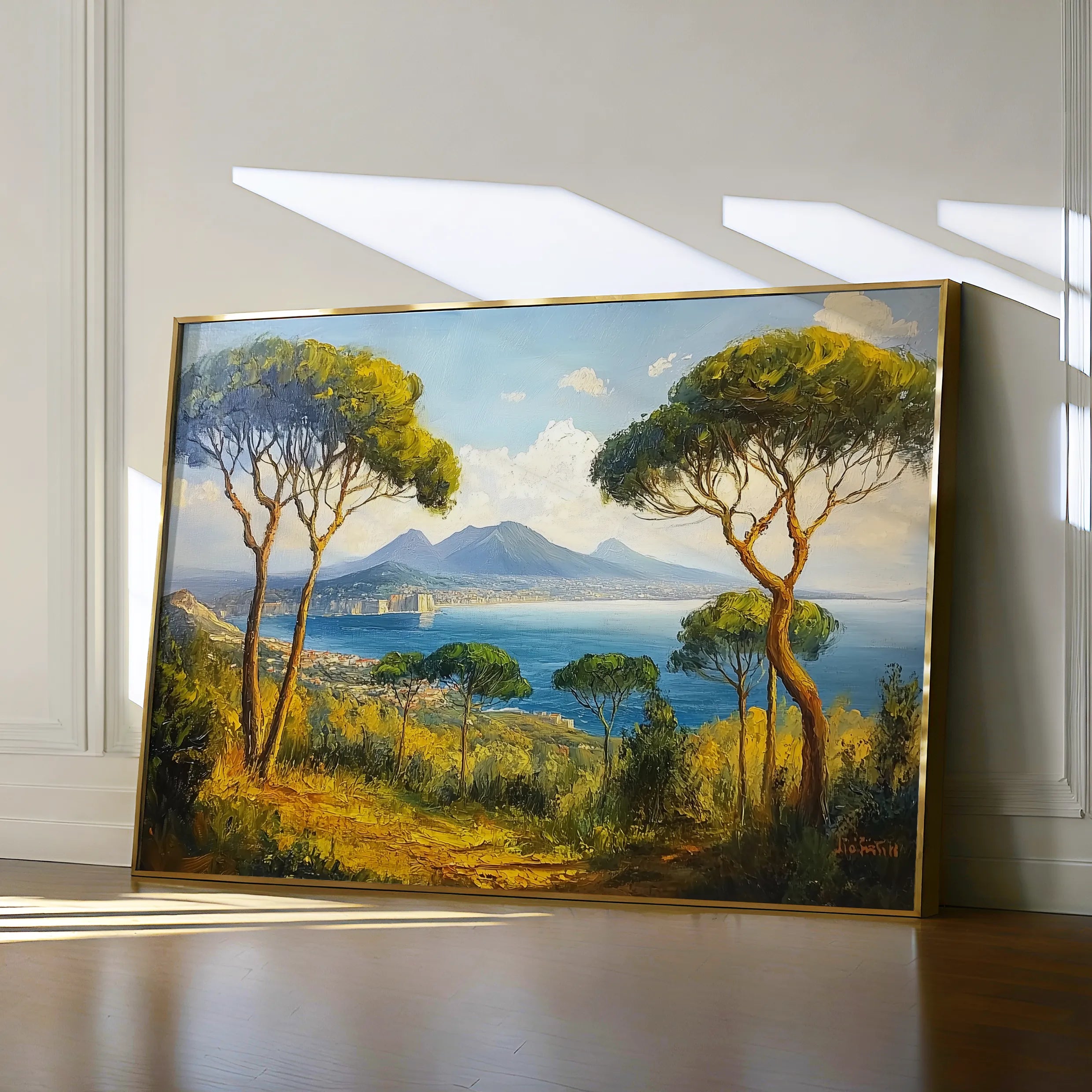Landscape 250 Canvas Art 18" x 24" / 45 x 60 cm / Black