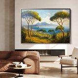 Landscape 250 Canvas Art 18" x 24" / 45 x 60 cm / Black