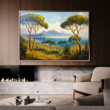 Landscape 250 Canvas Art 18" x 24" / 45 x 60 cm / Black