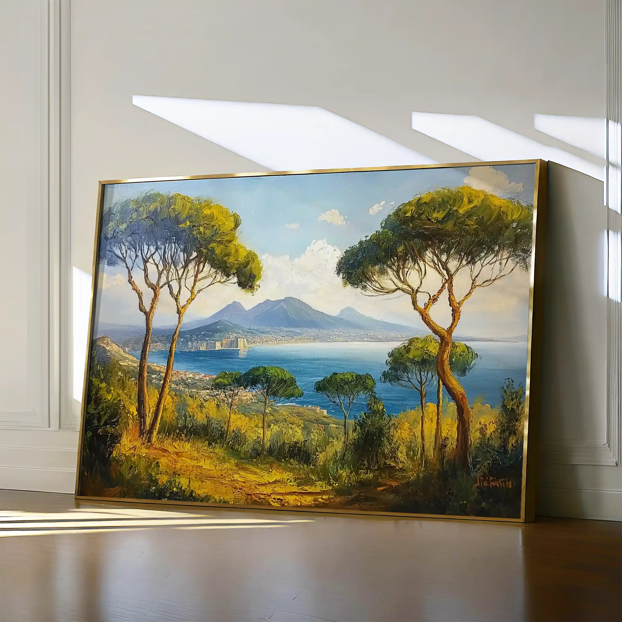 Landscape 250 Canvas Art 60 x 40 cm / Black