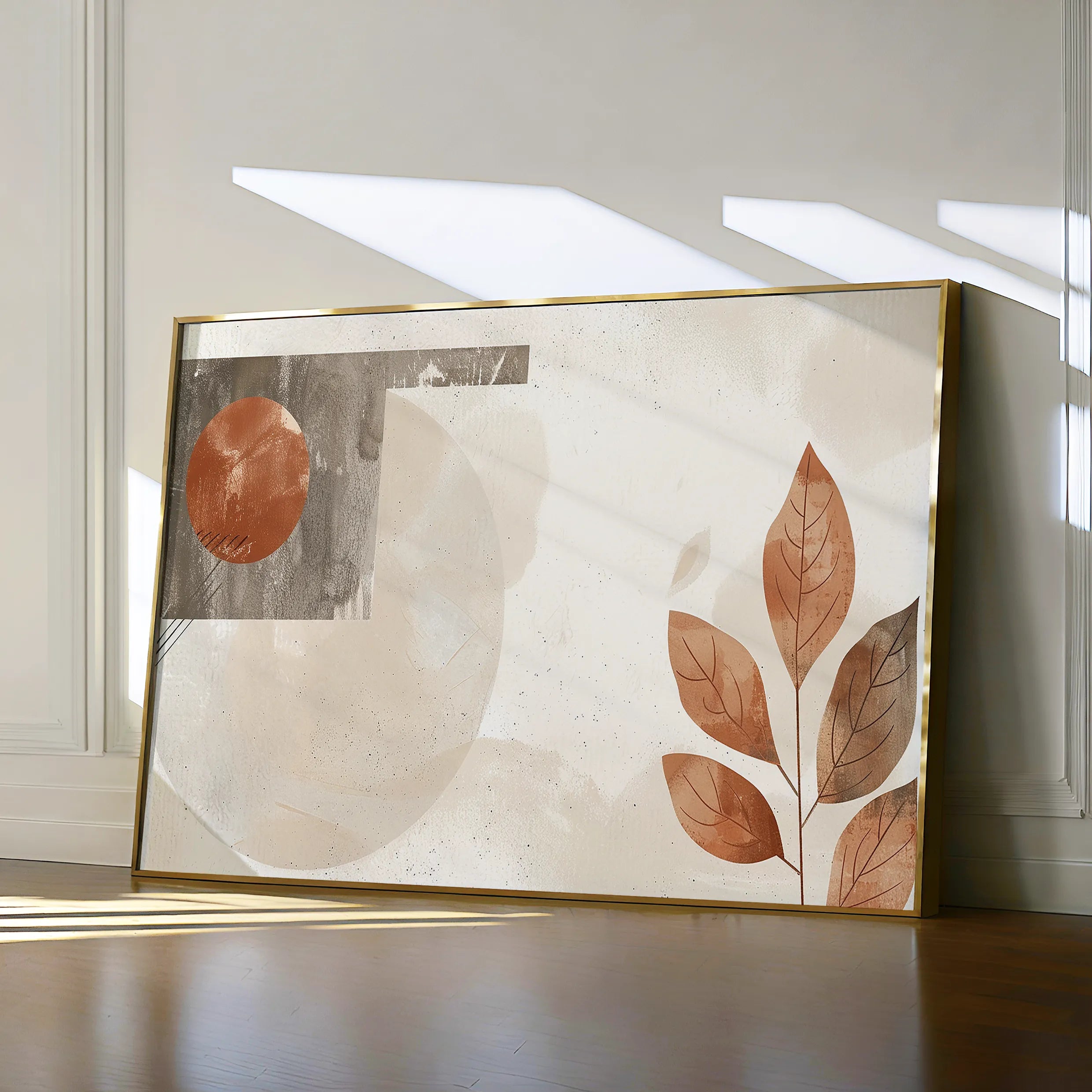 Boho 251 Canvas Art 18" x 24" / 45 x 60 cm / Black