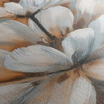 Floral 251 Canvas Art 18" x 24" / 45 x 60 cm / Black