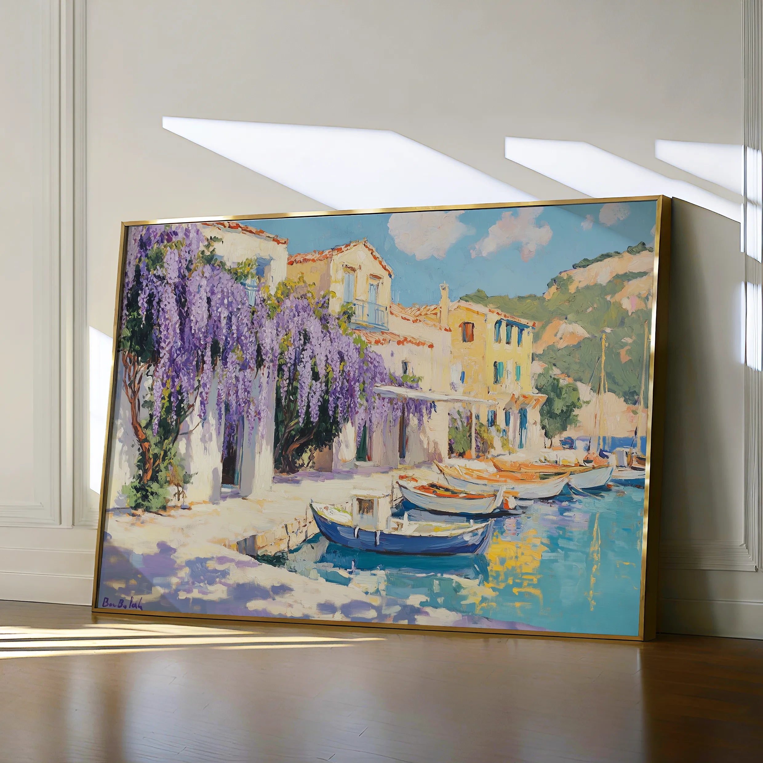 Landscape 251 Canvas Art 18" x 24" / 45 x 60 cm / Black
