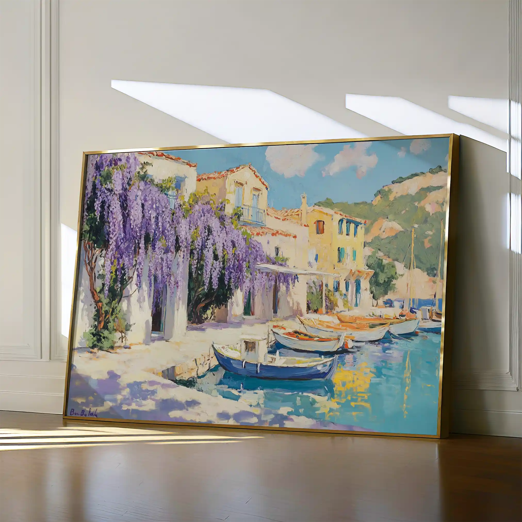 Landscape 251 Canvas Art 60 x 40 cm / Black