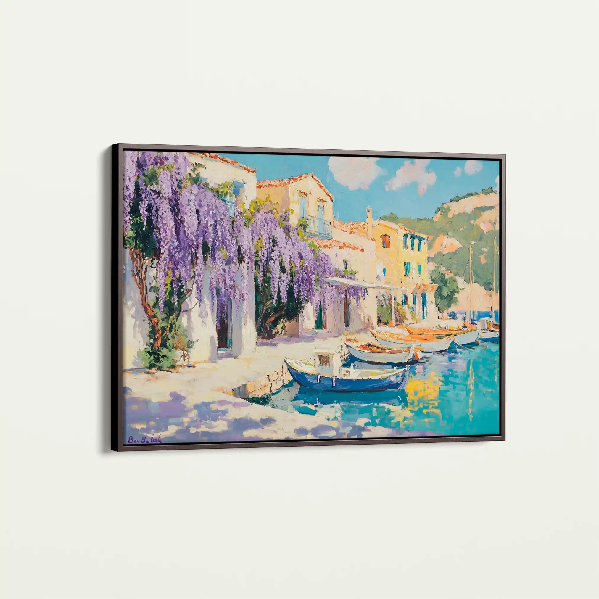 Landscape 251 Canvas Art 60 x 40 cm / Black